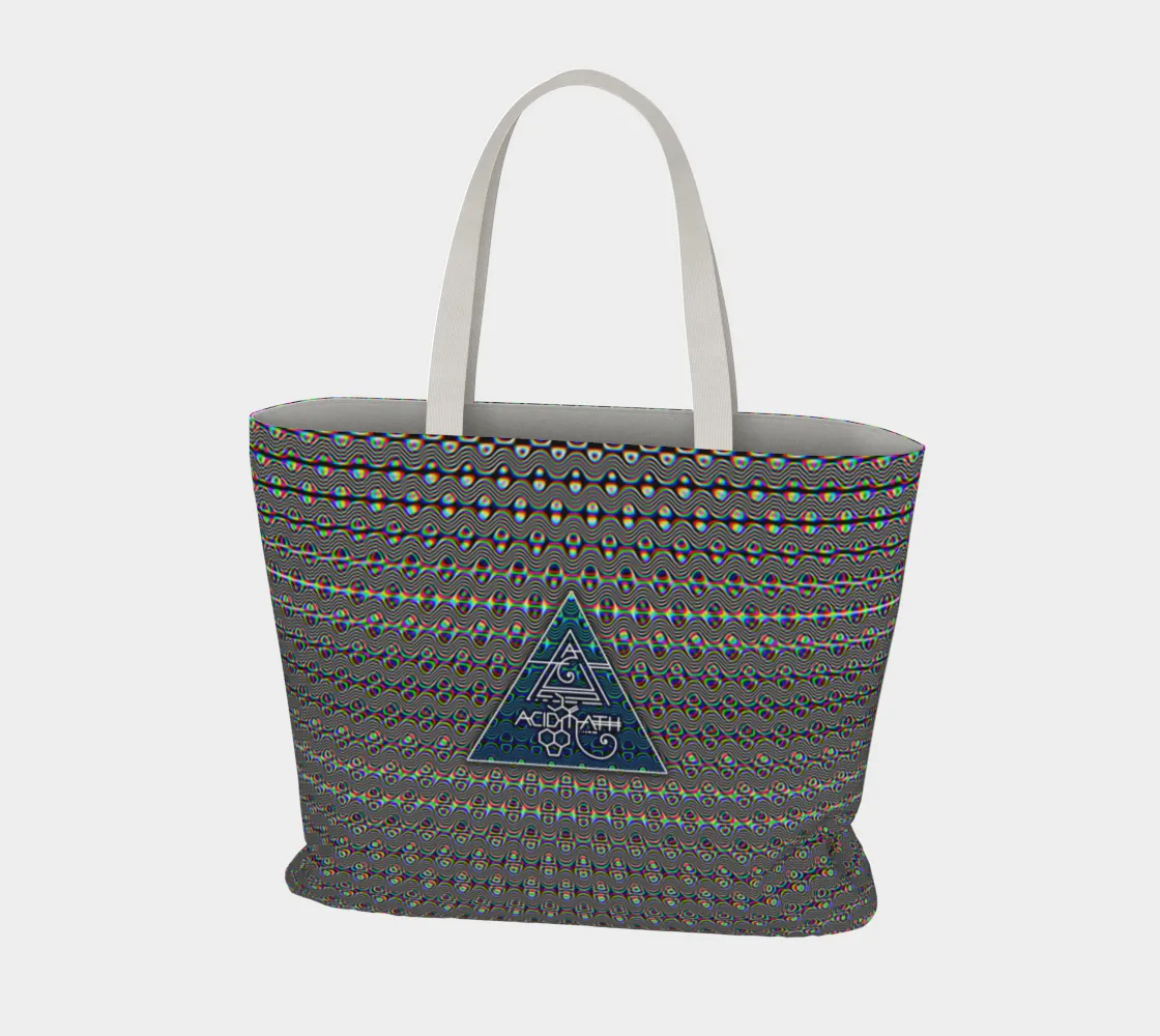 AcidMath Psych Waves | Tote Bage | PatternNerd