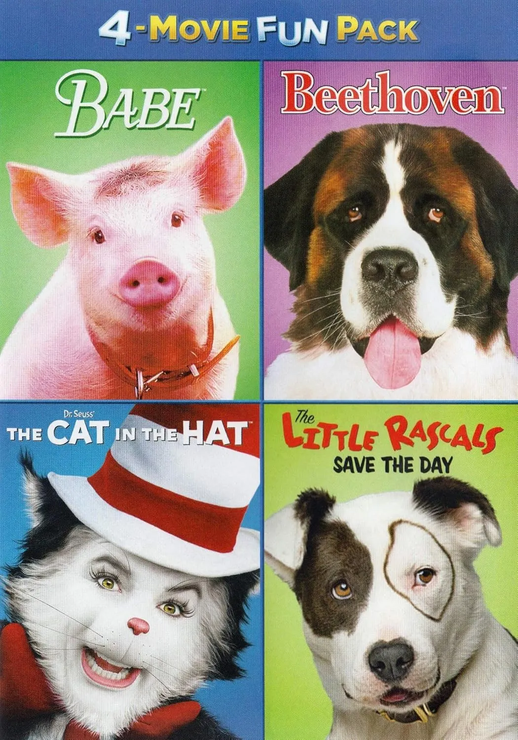 Babe / Beethoven / The Cat in the Hat / The Little Rascalz: Save the Day (4-Movie Fun Pack)