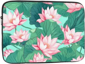 Blooming Lotus Pond Laptop Inner Bag Laptop Sleeve Case Briefcase Carrying Laptop Cover