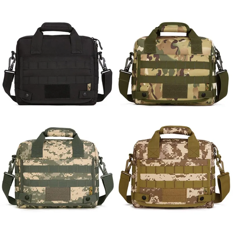 Camo Tactical Messenger Bag For Ipad4 / 10 Inch Tablet Laptop Bag Outdoor Waterproof Army oulder Bag Tactic Briefcase