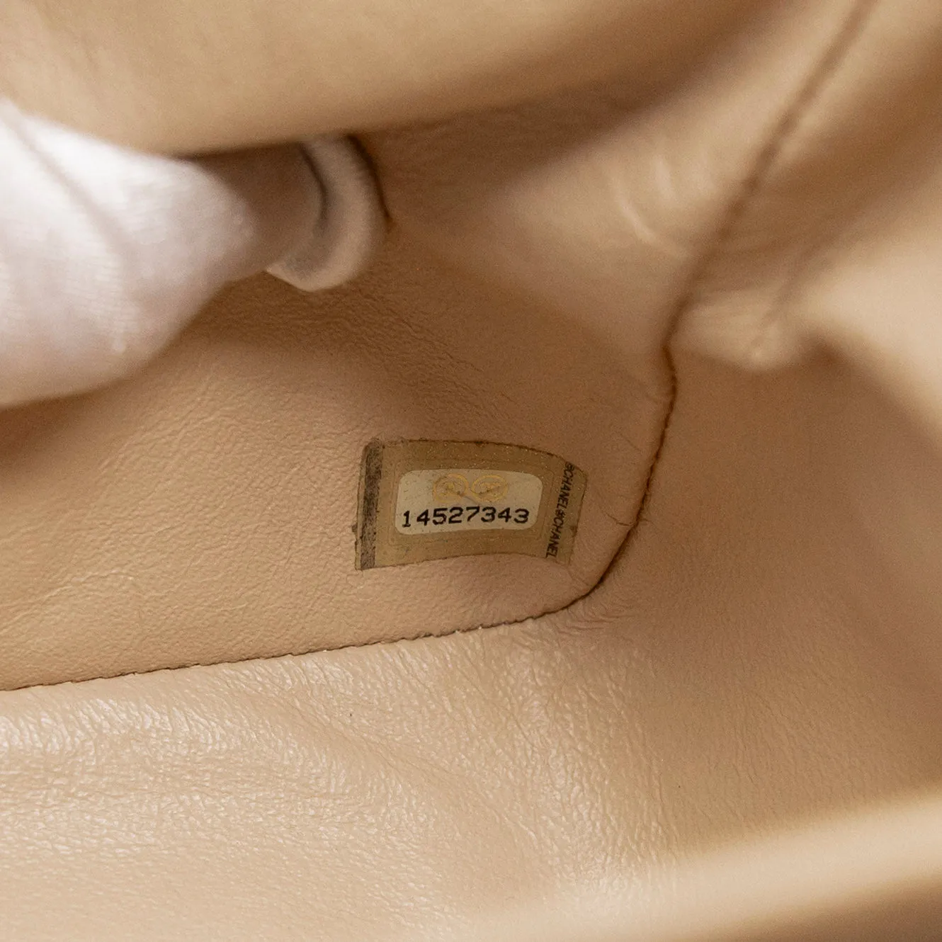 Chanel Beige Jumbo Classic Flap