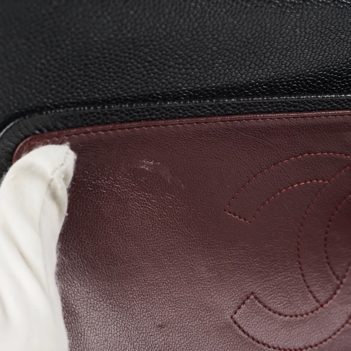 Chanel Classic Flap Jumbo Black Caviar SHW