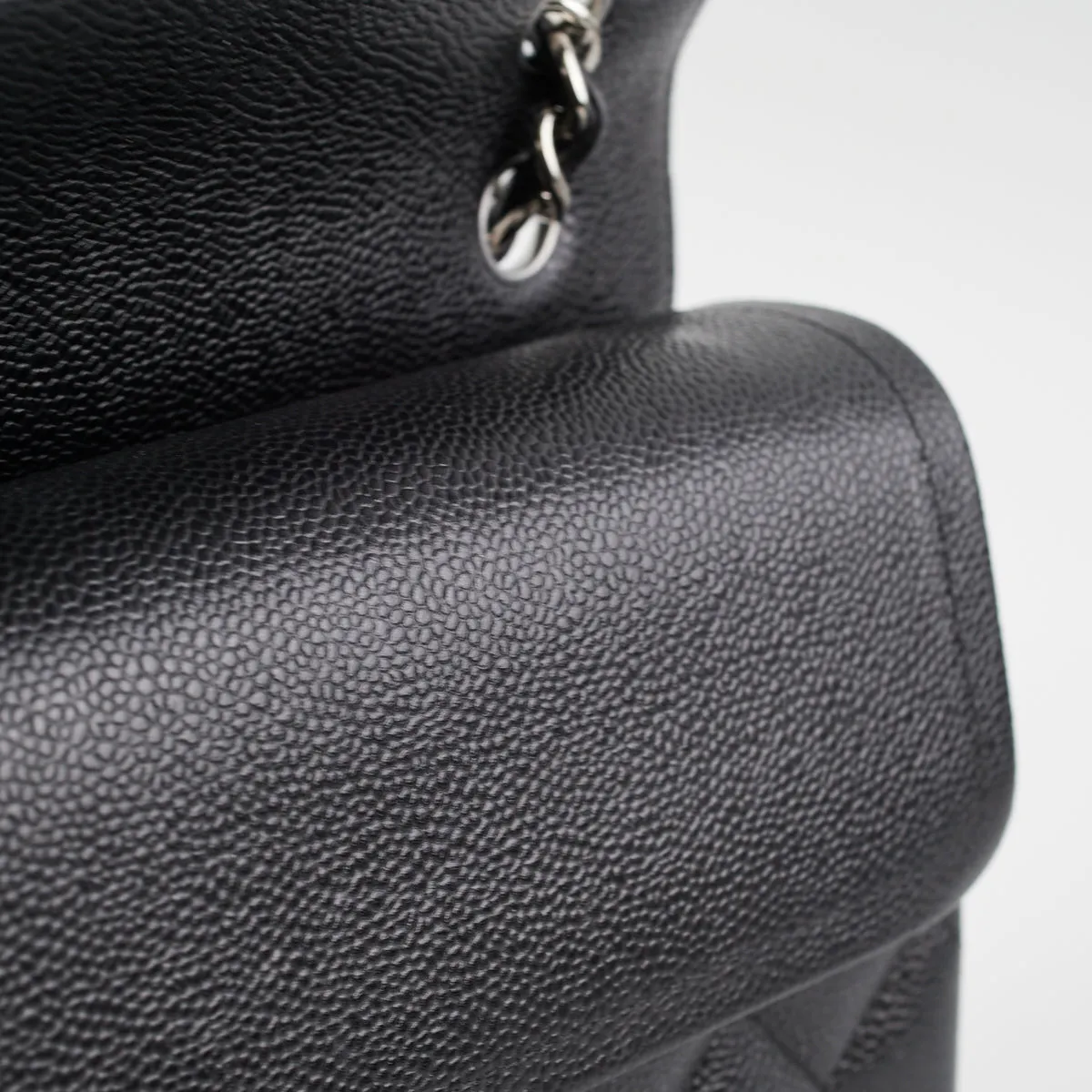 Chanel Classic Flap Jumbo Black Caviar SHW