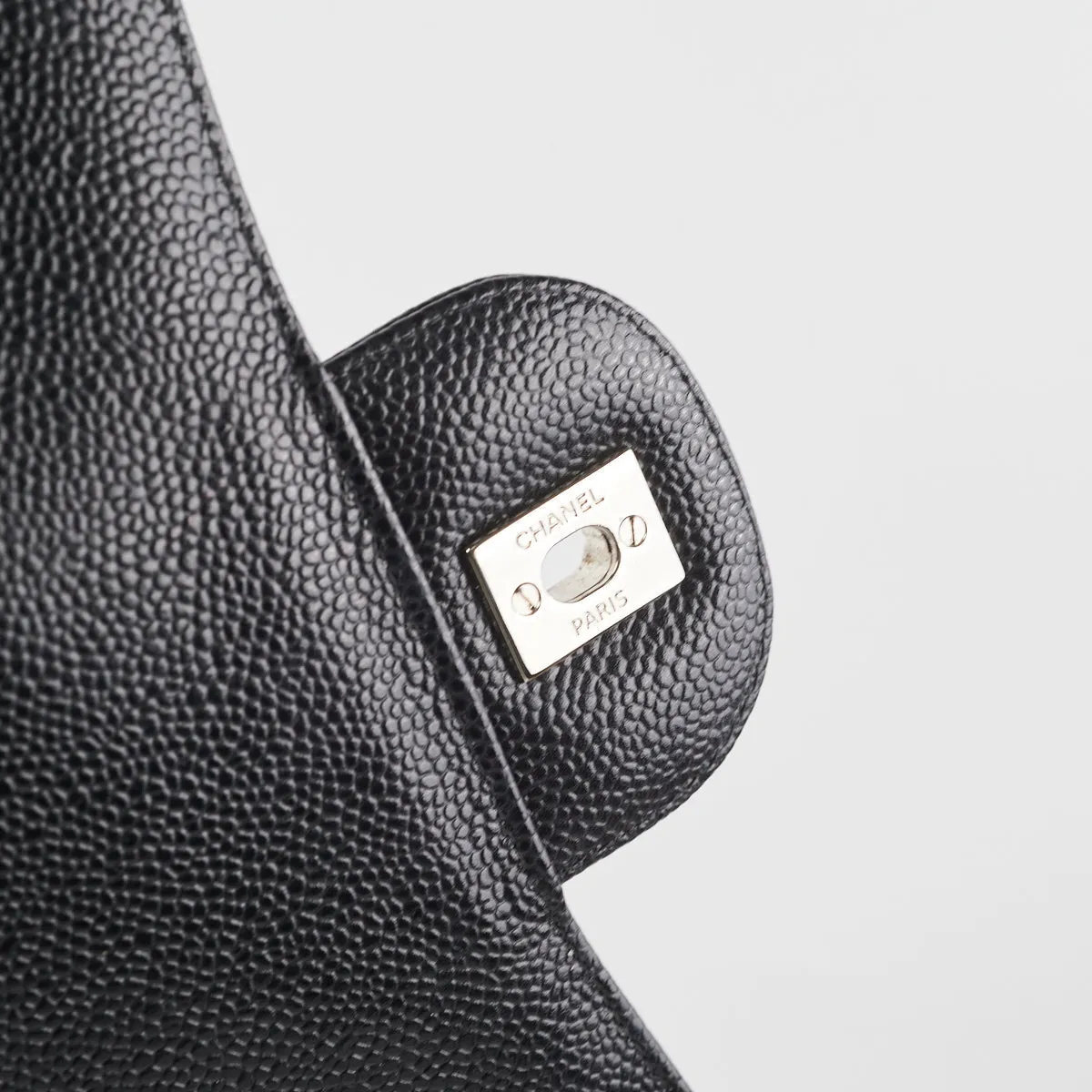 Chanel Classic Flap Jumbo Black Caviar SHW