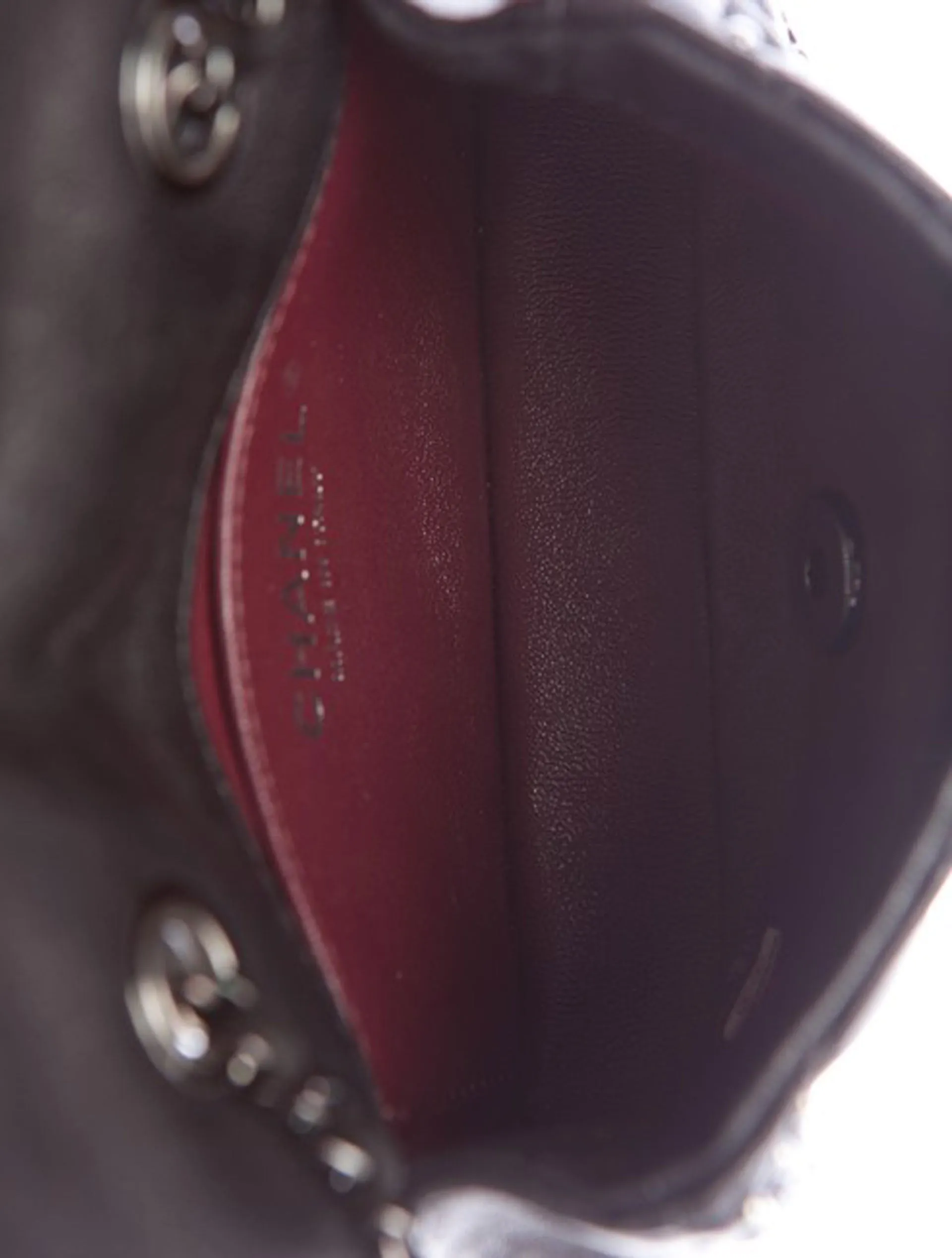 Chanel Classic Flap So Studded Mini Dallas Black Leather Cross Body Bag