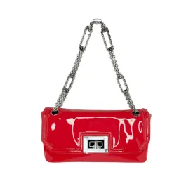 Chanel Patent Calfskin Mademoiselle Bijoux Chain Flap Bag