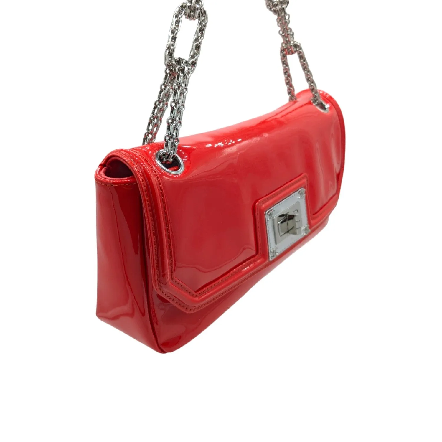 Chanel Patent Calfskin Mademoiselle Bijoux Chain Flap Bag