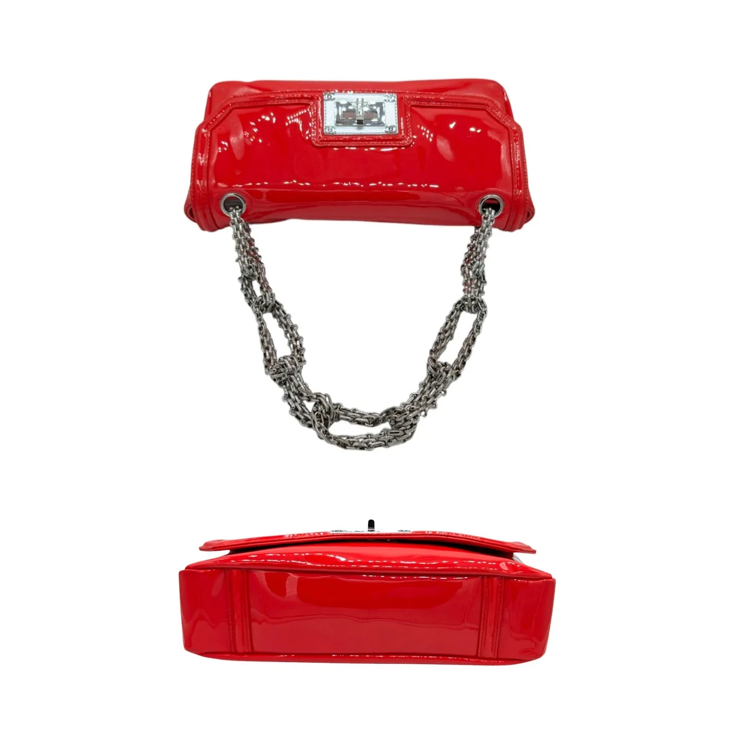 Chanel Patent Calfskin Mademoiselle Bijoux Chain Flap Bag