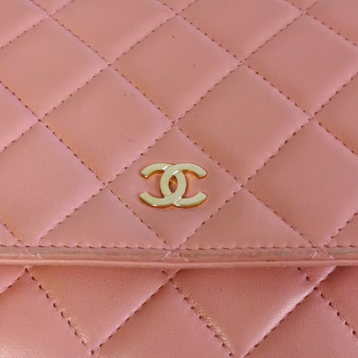 Chanel WoC Pink Lambskin Gold