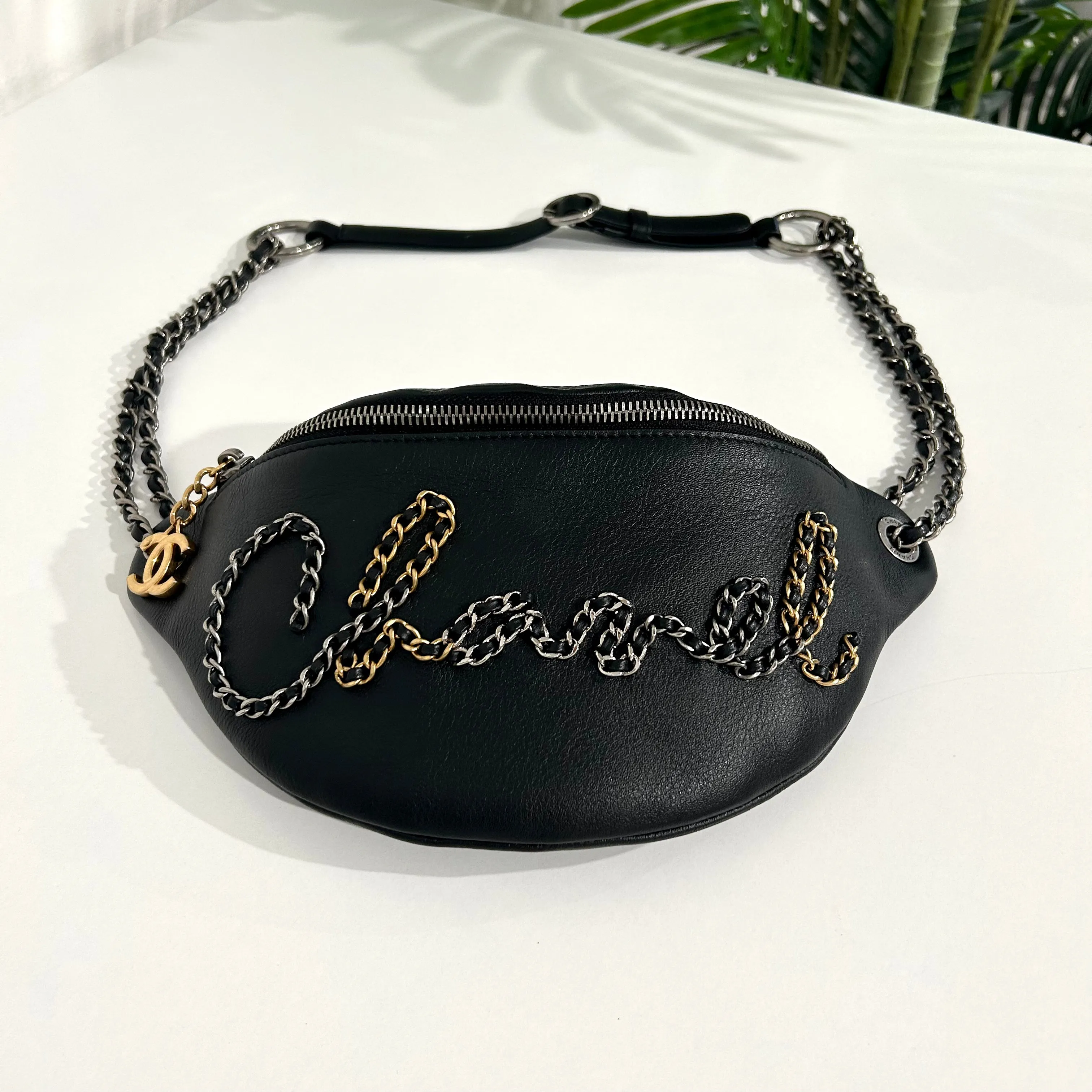 Chanel Written in Chains Belt Bag