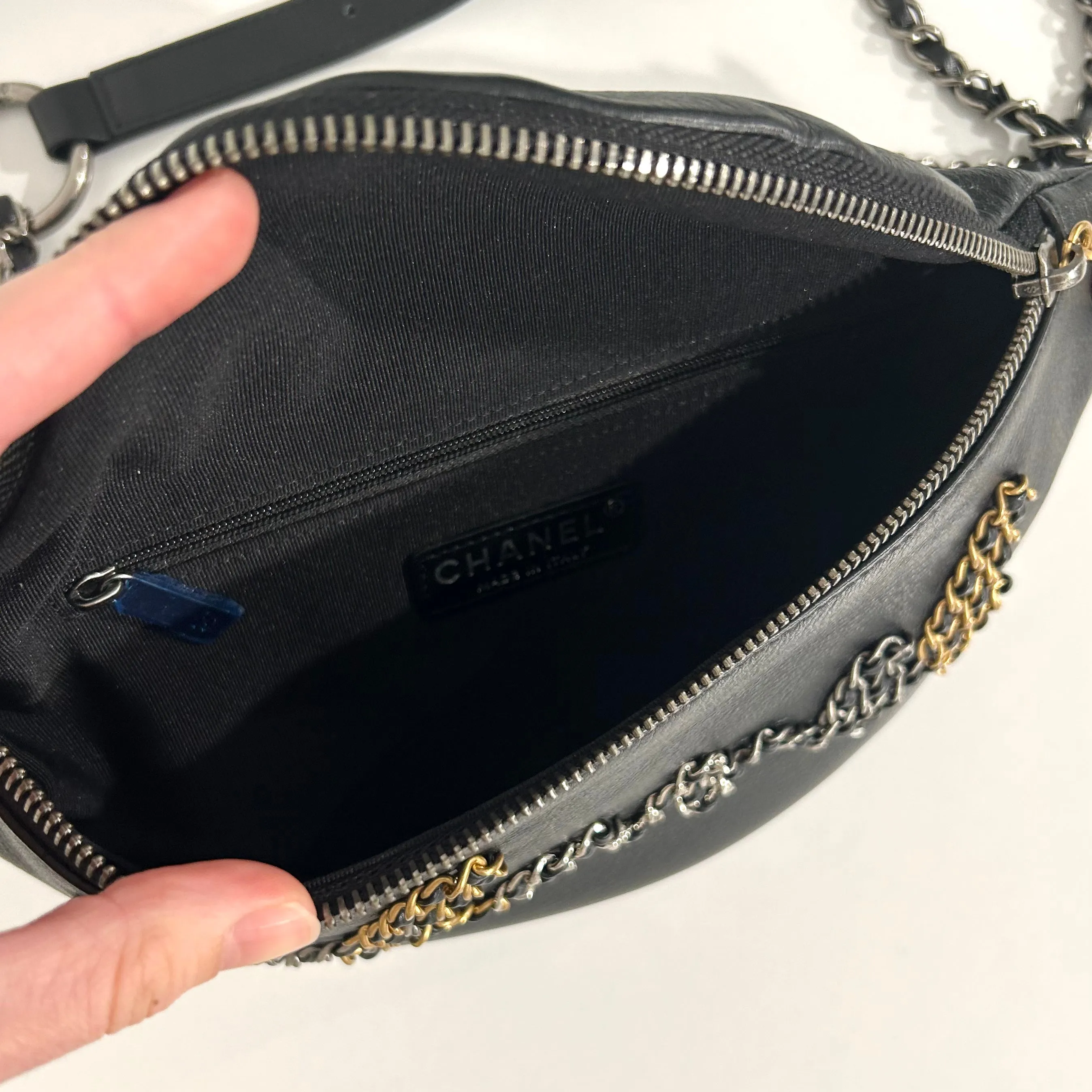 Chanel Written in Chains Belt Bag