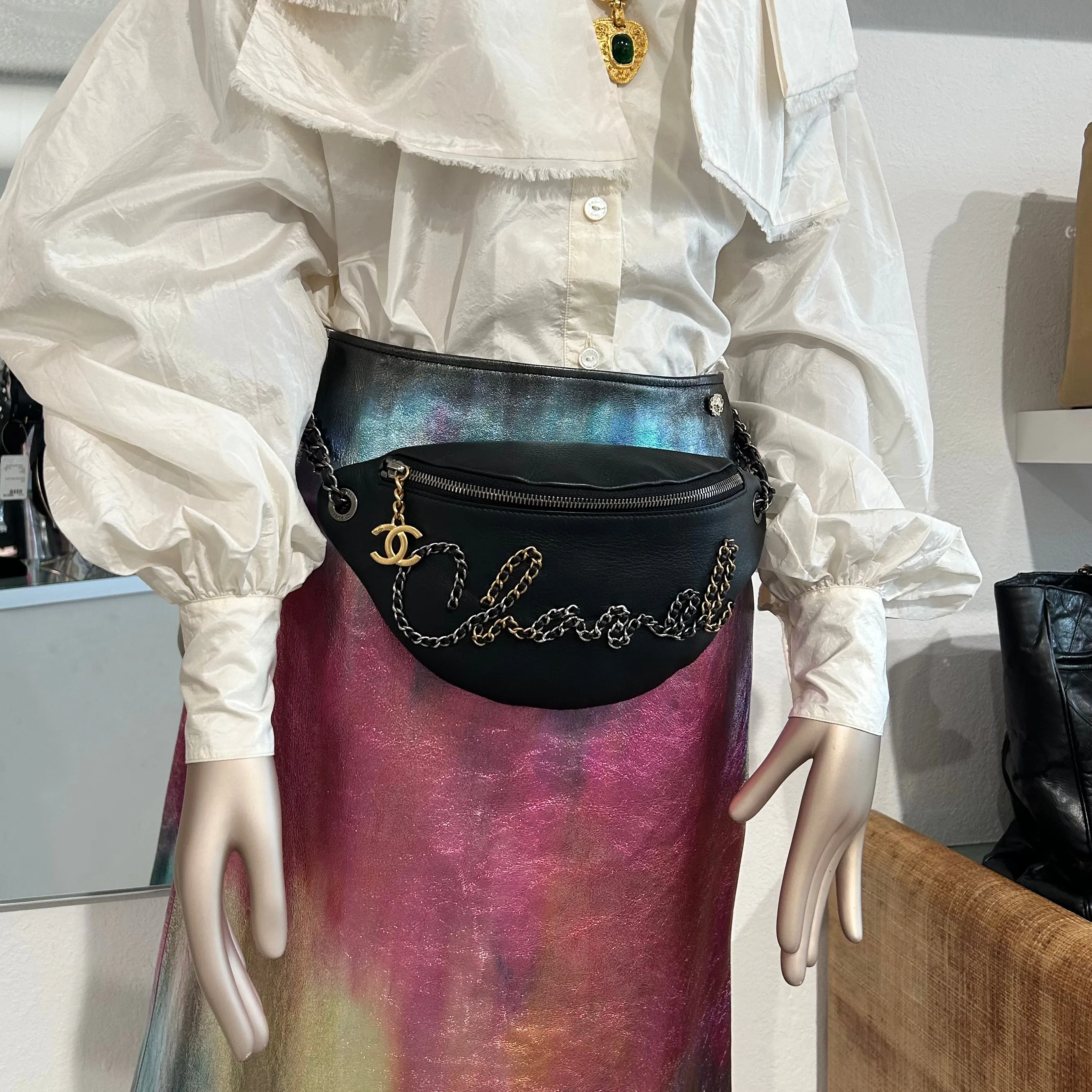 Chanel Written in Chains Belt Bag