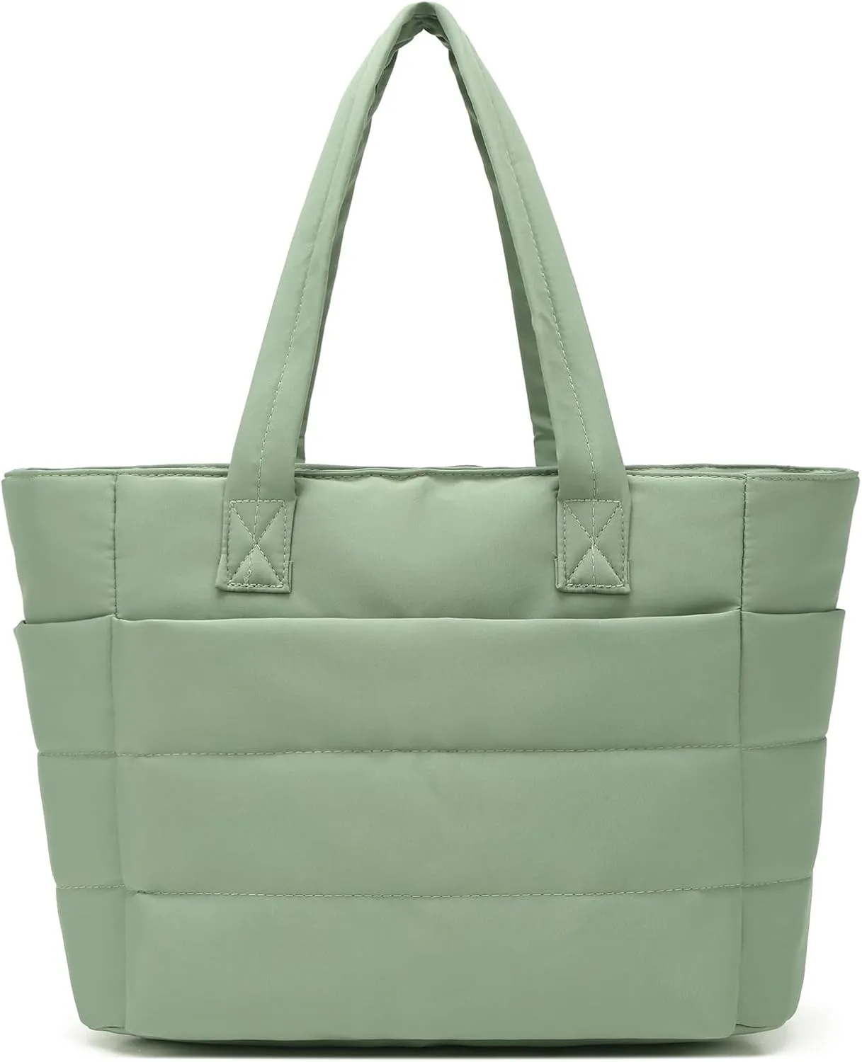 Dreubea Stylish Large Lightweight Puffy Tote Bag for Women- Practical Everyday Carry-All for Work, Travel, Shopping