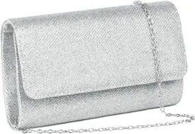 Evening Bag Clutch Purses for Women, Rhinestones Purse, Sparkling Envelope Evening Bag with Detachable Chain