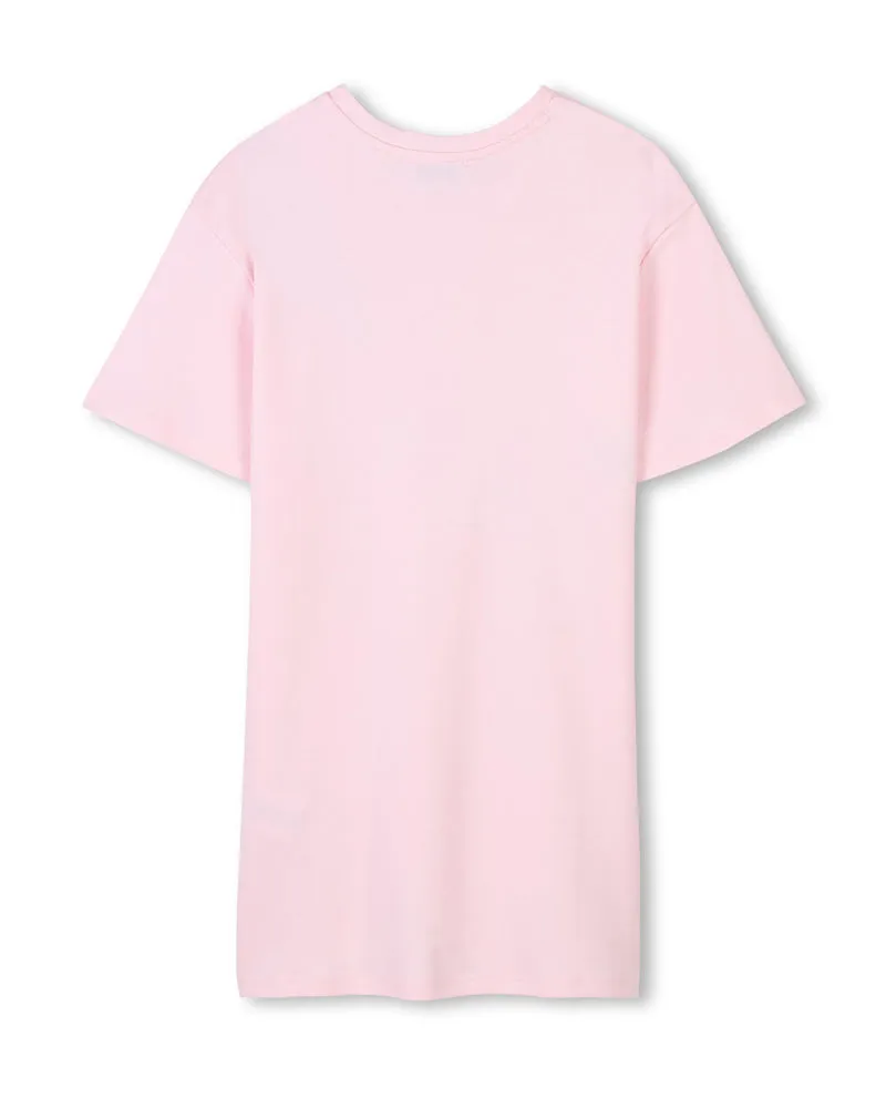 Girls Pink Snap Shot Disney Dress