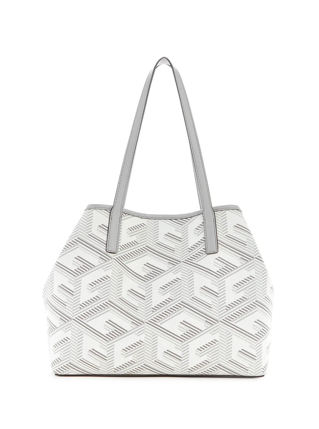 Grey Logo Vikky Tote Bag