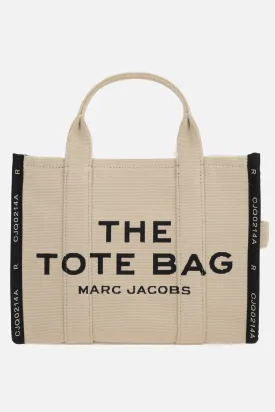 Jacquard Logo Pattern Canvas Tote