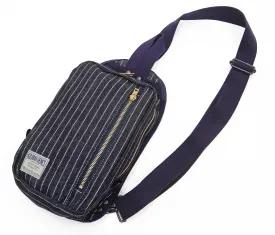 Kojima Genes Sling Bag Men's Casual Small Crossbody Backpack rnb953 RNB-953 Wabash-Stripe