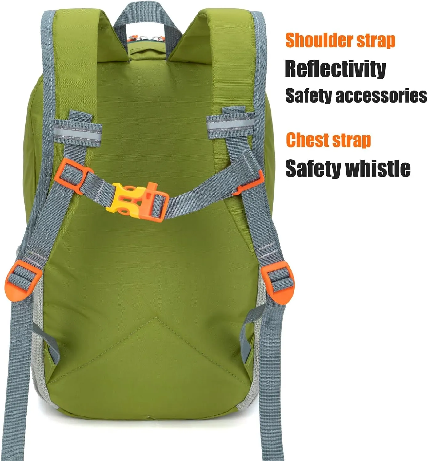 Little Kids Hiking Backpack for Boys or Girls, Small Daypack for Camping or Travel (Armygreen, Small)