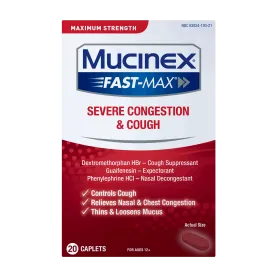 Maximum Strength Fast-Max® Severe Congestion & Cough