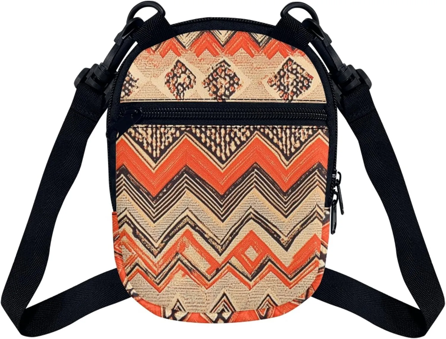 Mini Messenger Bag for Women Teens Small Crossbody Organizer with Zipper Shoulder Straps Coins Portable Holder