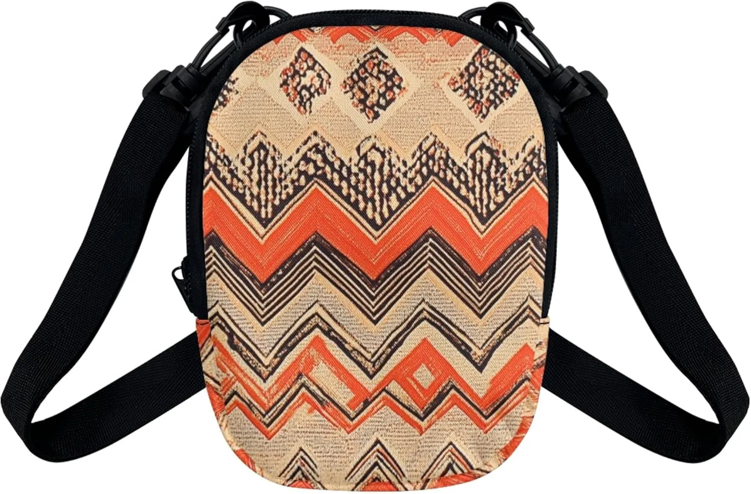 Mini Messenger Bag for Women Teens Small Crossbody Organizer with Zipper Shoulder Straps Coins Portable Holder