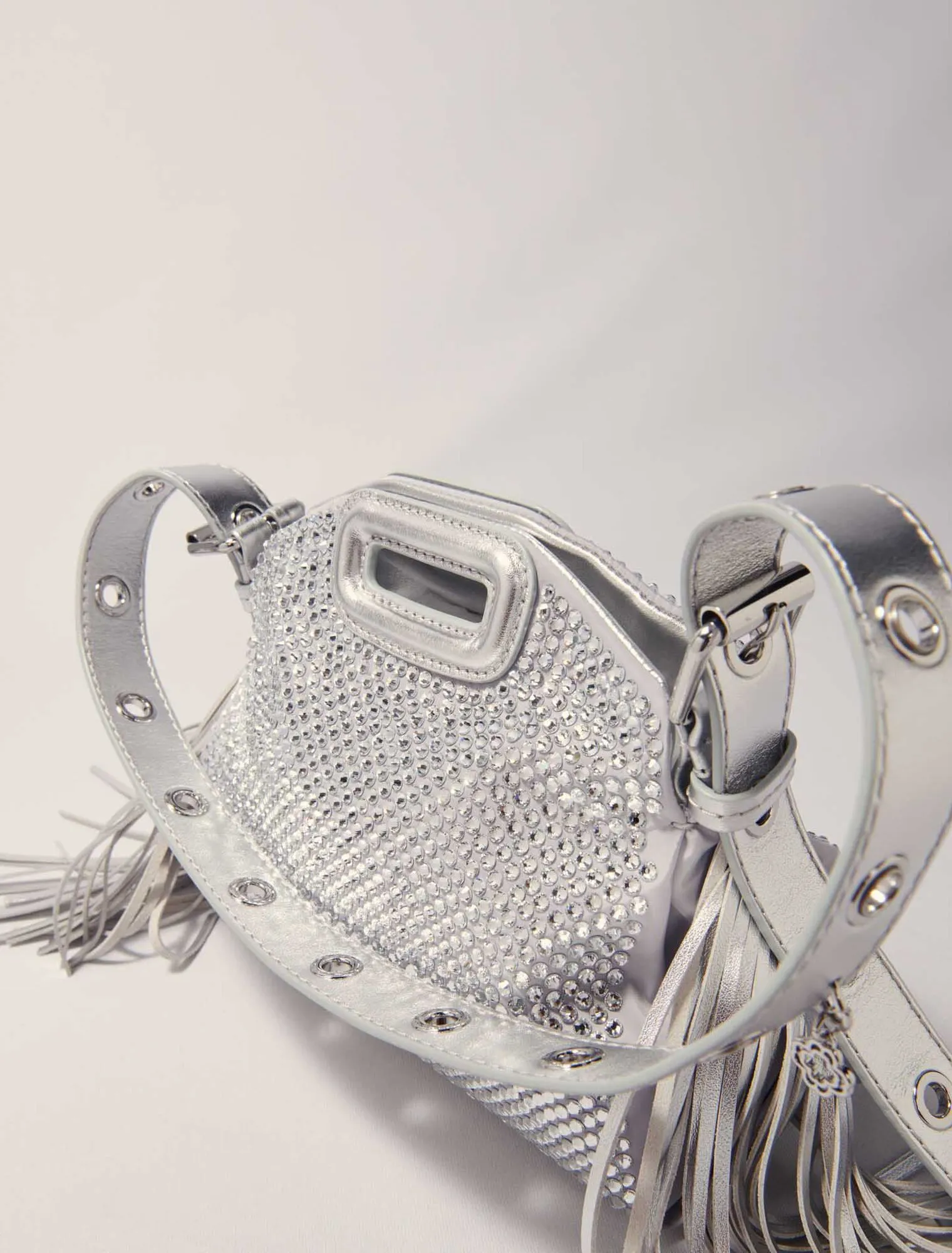 Miss M Mini rhinestone bag