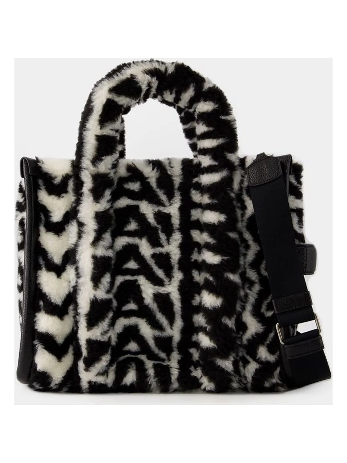 Monogram Medium Tote Bag in Black | 2F3HTT017H02 Color 004