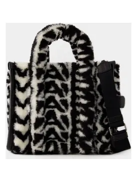 Monogram Medium Tote Bag in Black | 2F3HTT017H02 Color 004