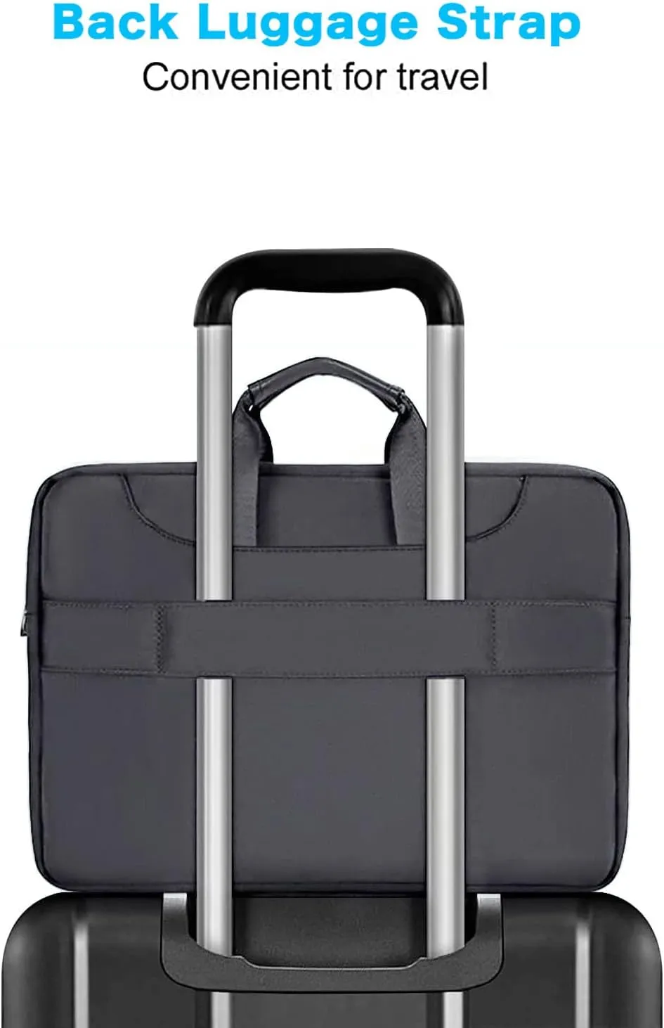 MOSISO 360 Protective Laptop Shoulder Bag Compatible with MacBook Air/Pro, 13-13.3 inch Notebook, Compatible with MacBook Pro 14 inch M4 M3 M2 M1,Matching Color Sleeve with Belt, Slate Gray