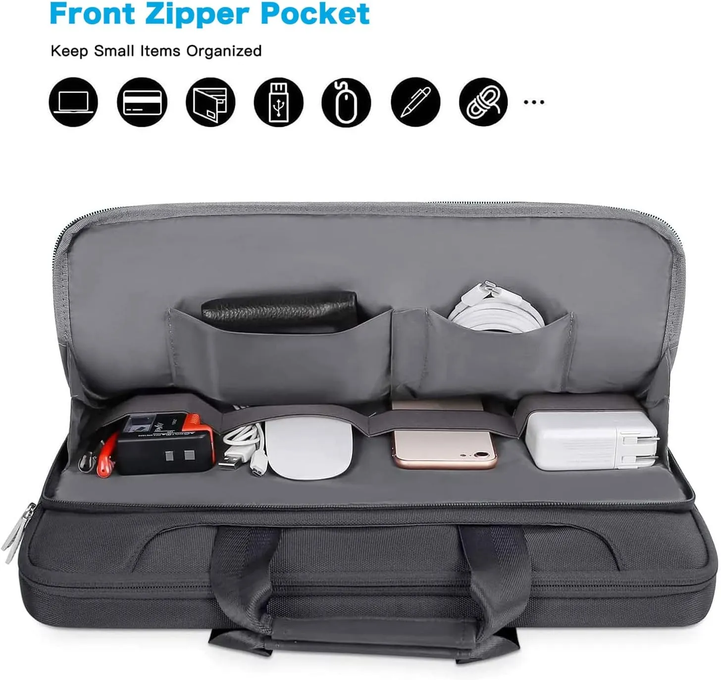 MOSISO 360 Protective Laptop Shoulder Bag Compatible with MacBook Air/Pro, 13-13.3 inch Notebook, Compatible with MacBook Pro 14 inch M4 M3 M2 M1,Matching Color Sleeve with Belt, Slate Gray