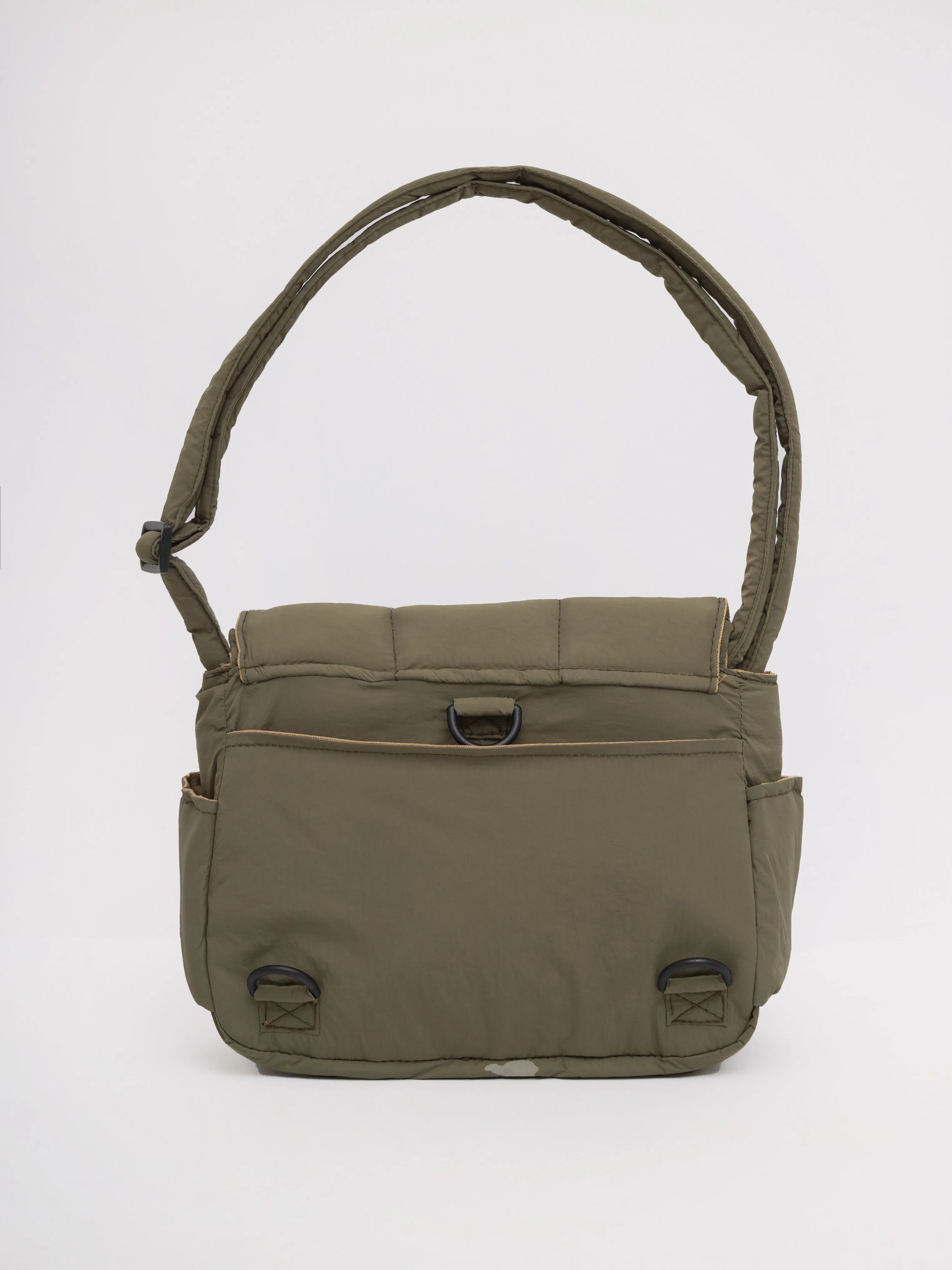 Olive Green Puffies Multi-Carry Crossbody Bag