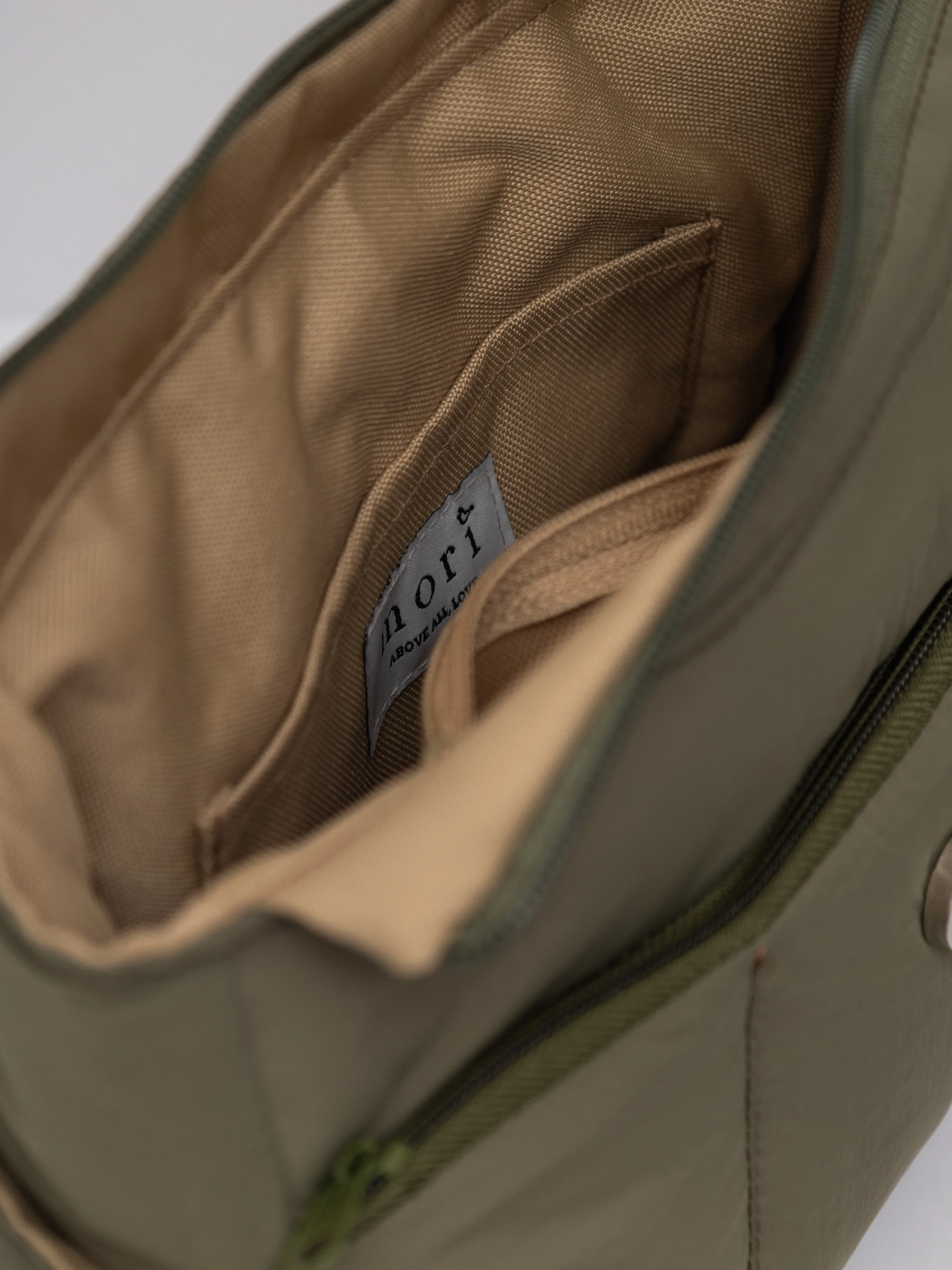 Olive Green Puffies Multi-Carry Crossbody Bag