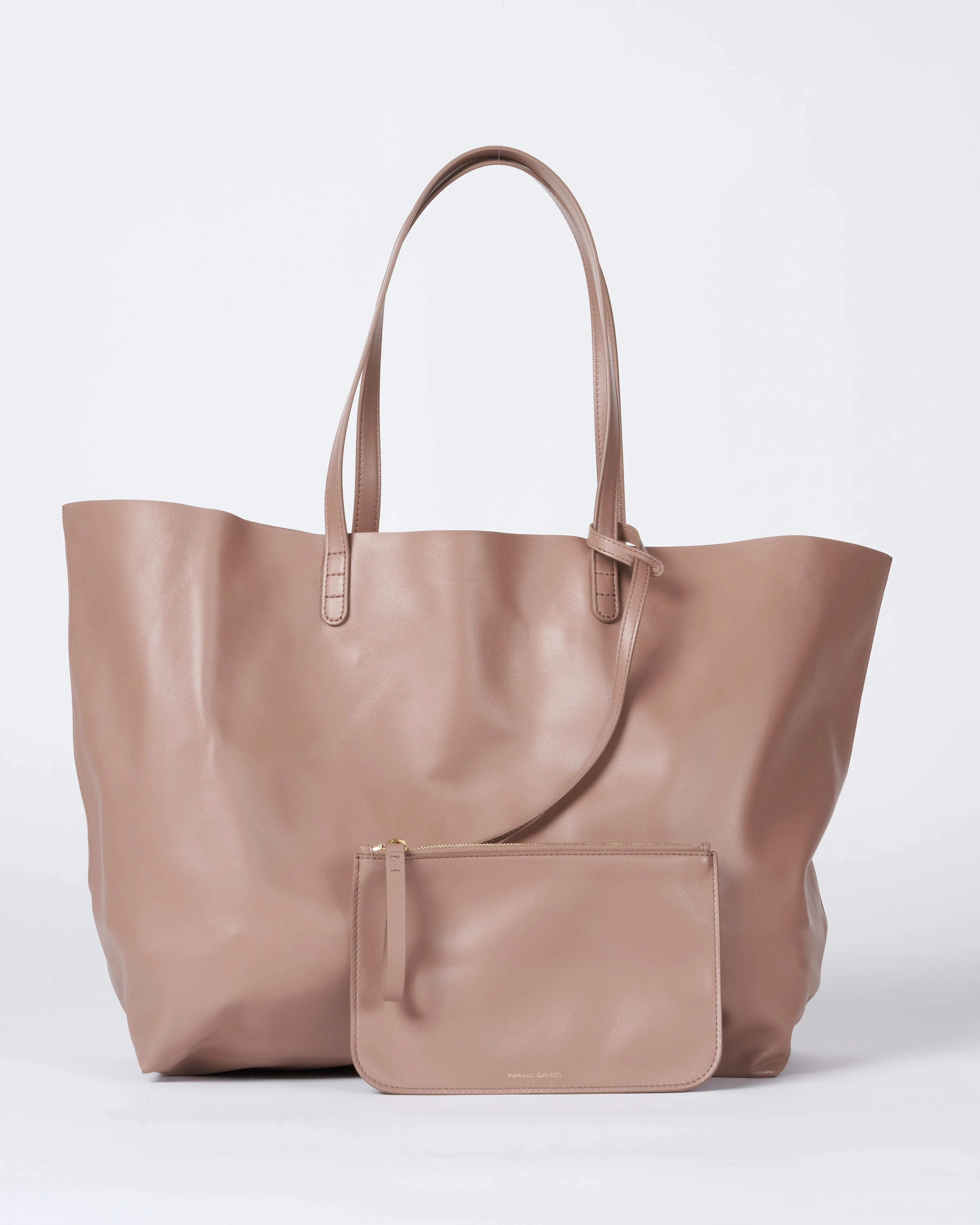 oversized tote - biscotto