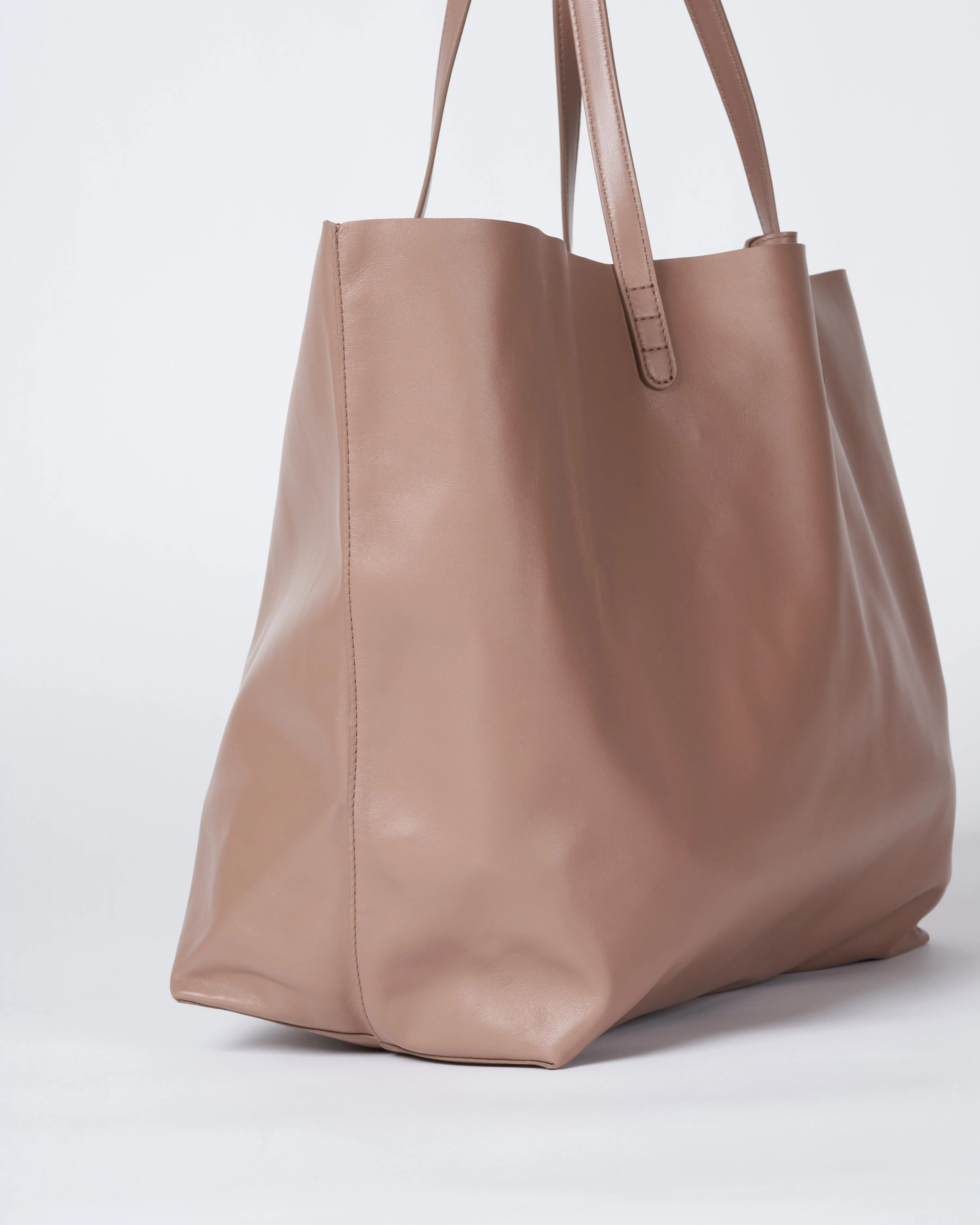 oversized tote - biscotto