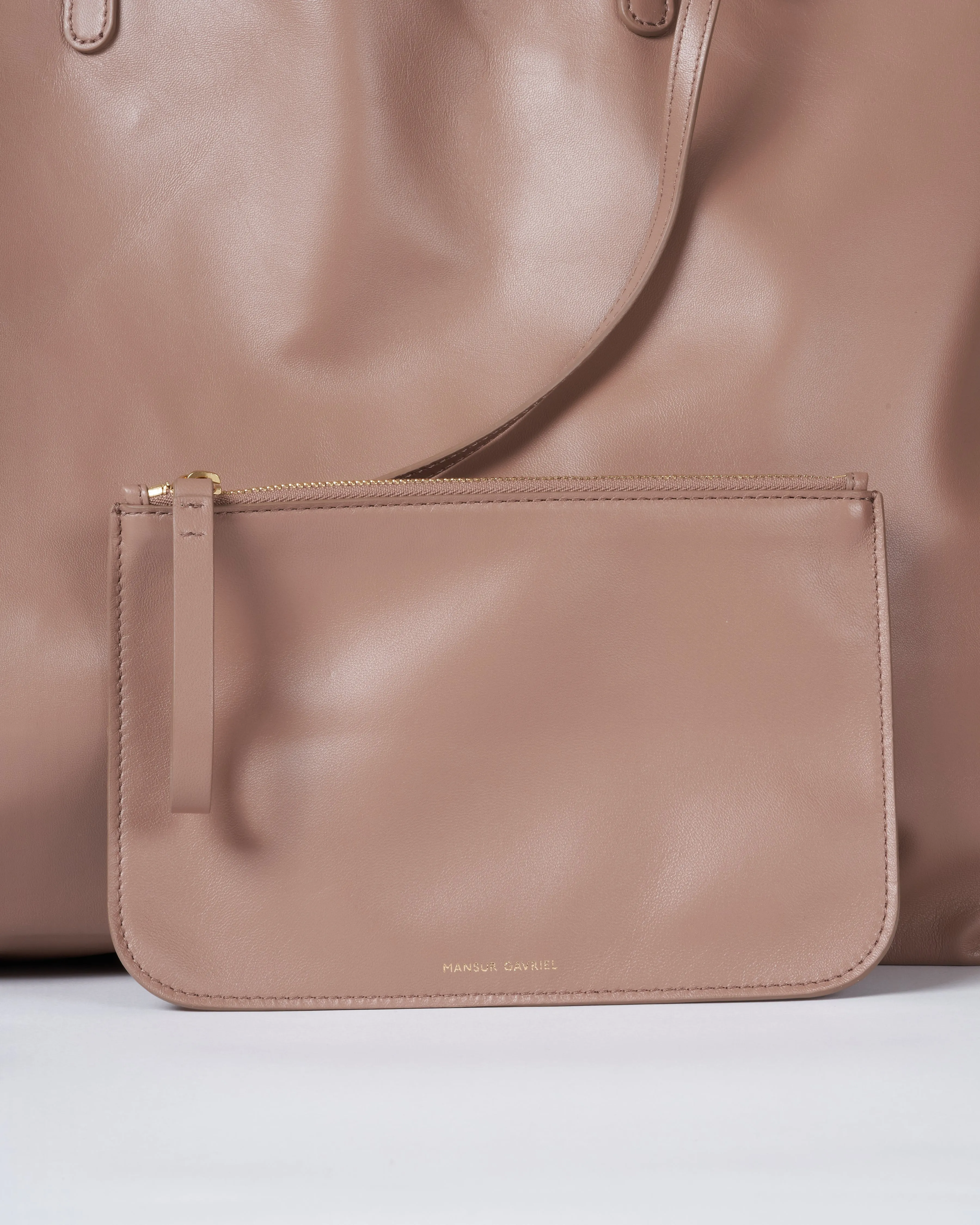 oversized tote - biscotto