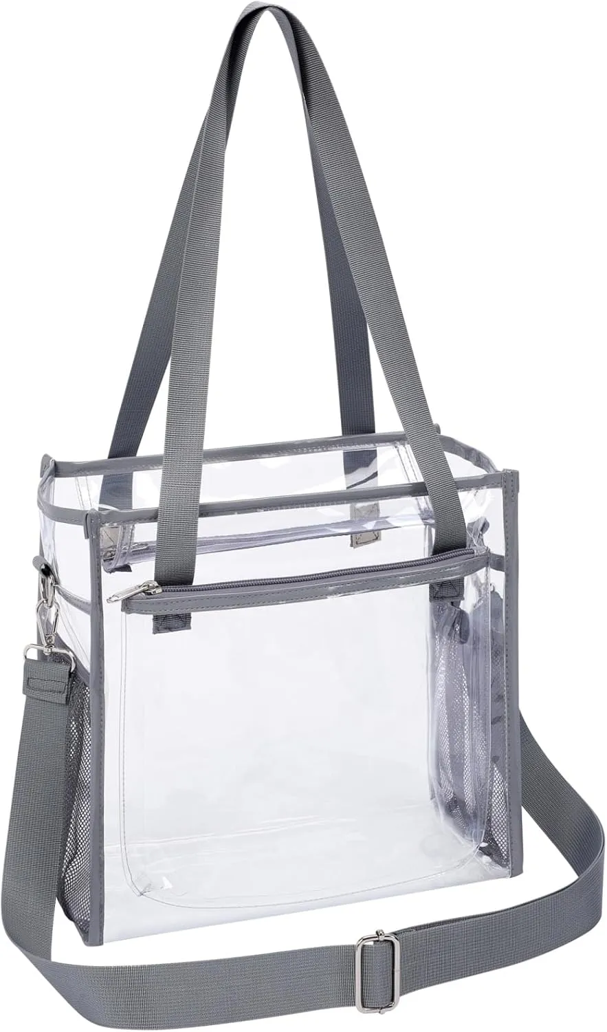 PACKISM Clear Bag 12x6x12 Stadium Approved - Clear Tote Bag for Sport Events Game Day Concert and Work