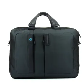 Piquadro - Computer Briefcase P16 Connequ 15.6 - CA3347P16 - CHEVRON/BLU