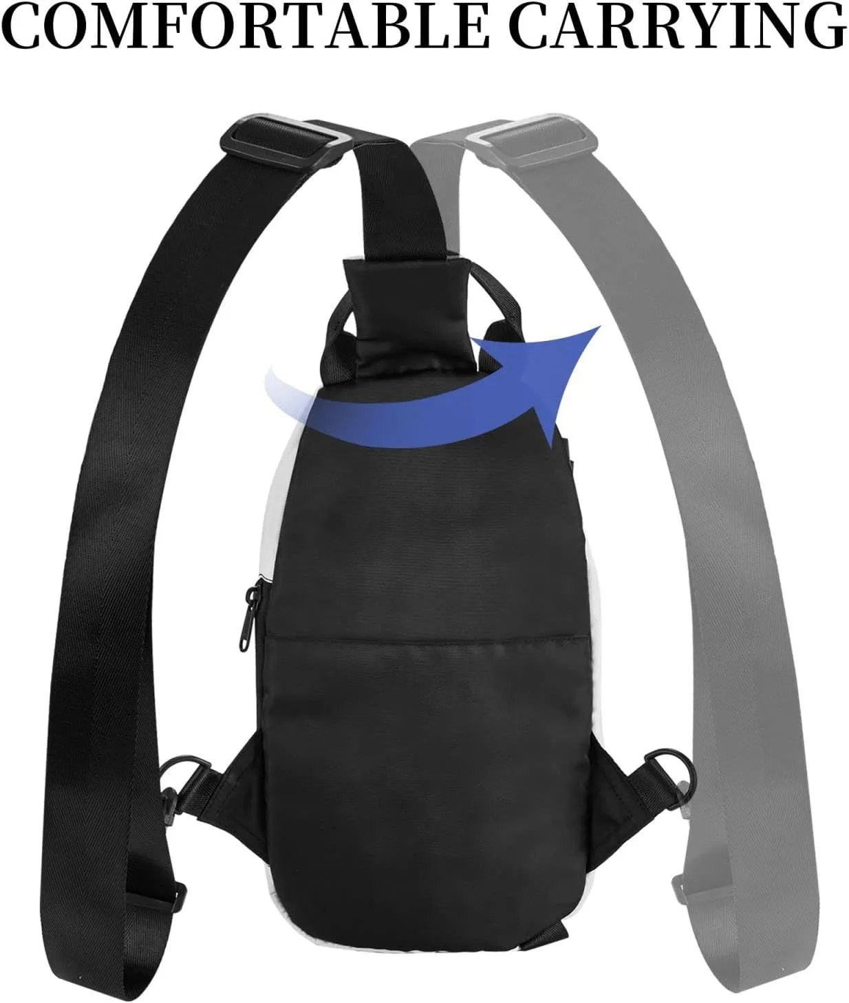Polyester Fiber Waterproof Waist Bag -Backpack 4 Pocket Compartments Ideal for Outdoor Activities Colorful rainbow rain