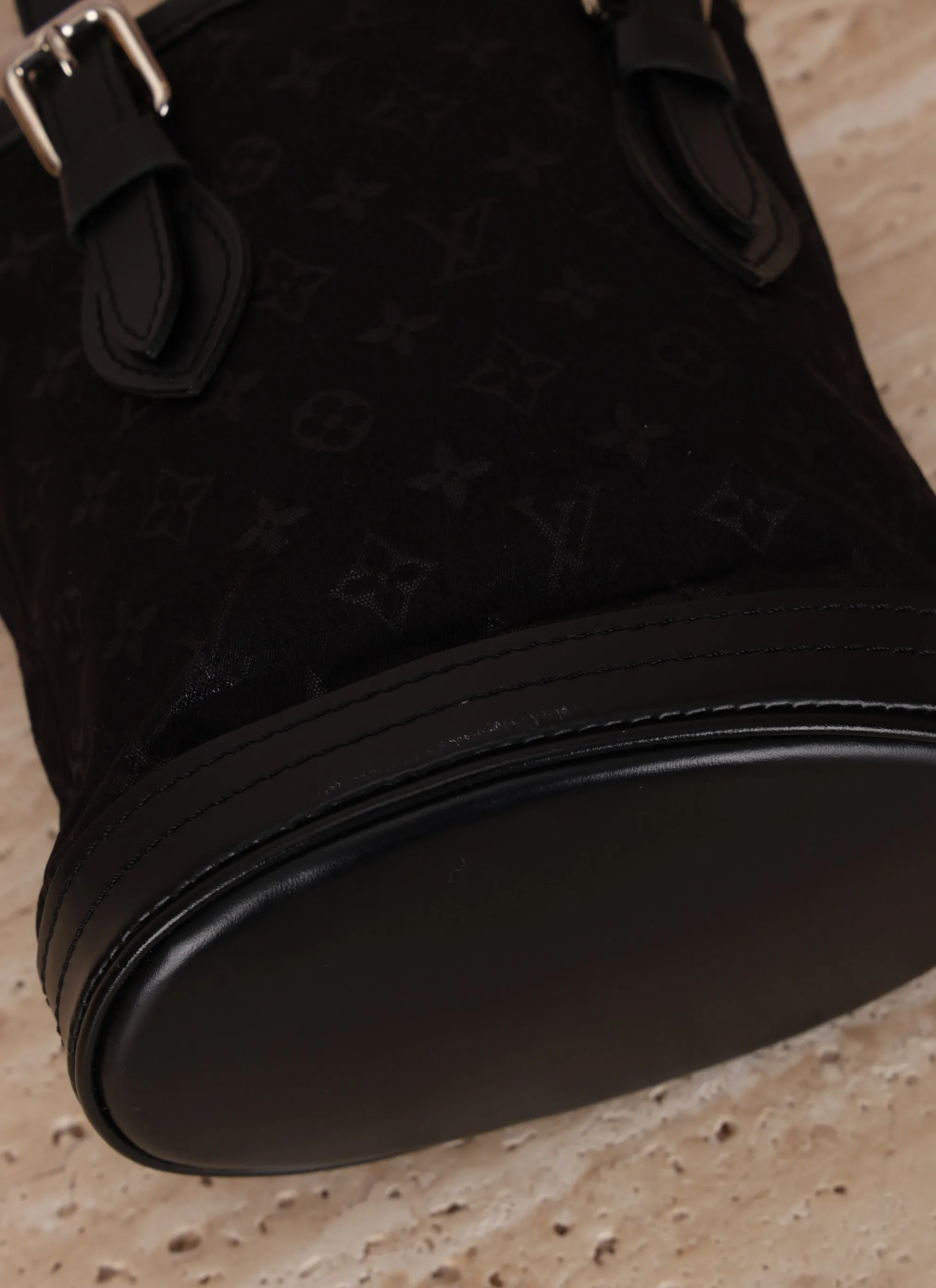 Rare Louis Vuitton Satin Mini Bucket Bag