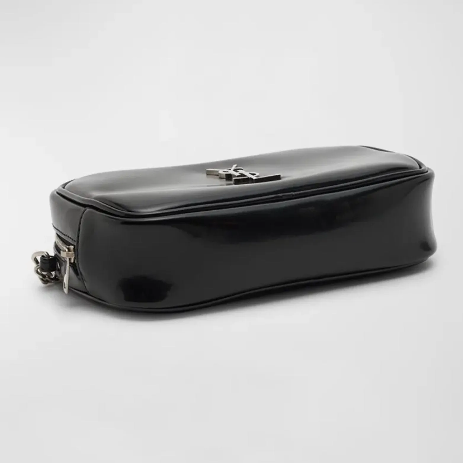 SAINT LAURENT Lou Mini bag in Shiny Canvas