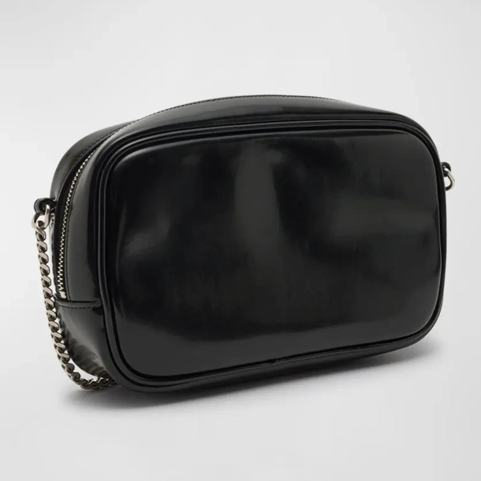 SAINT LAURENT Lou Mini bag in Shiny Canvas