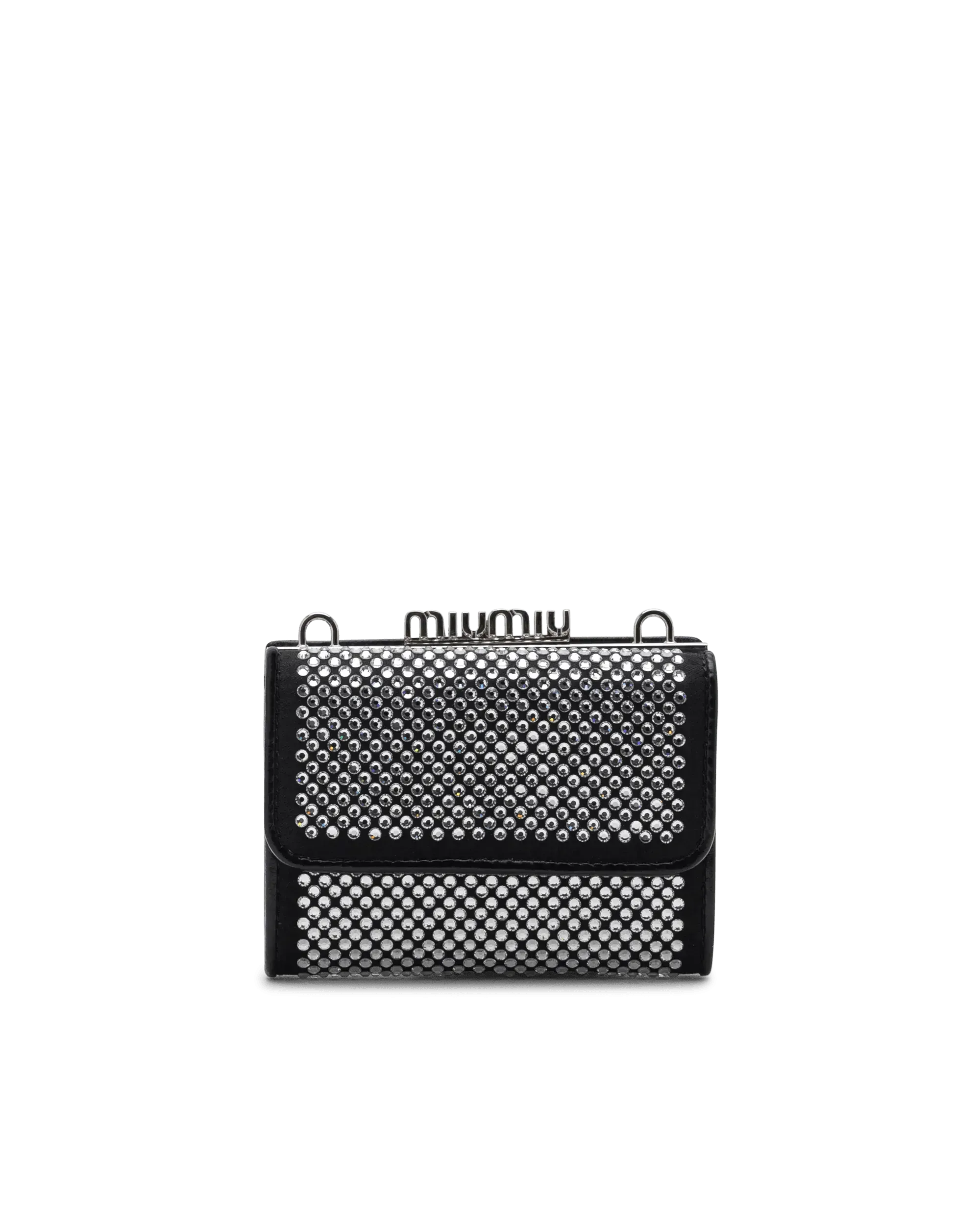 Starlight Embellished Leather Card Holder