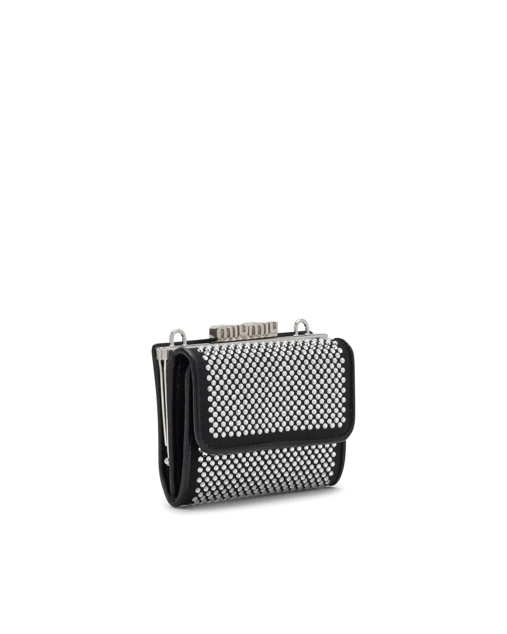 Starlight Embellished Leather Card Holder