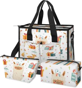 Tote Satchel Bag Set 3PCS for Women, Tote Briefcase Shoulder Handbag Purse Satchels