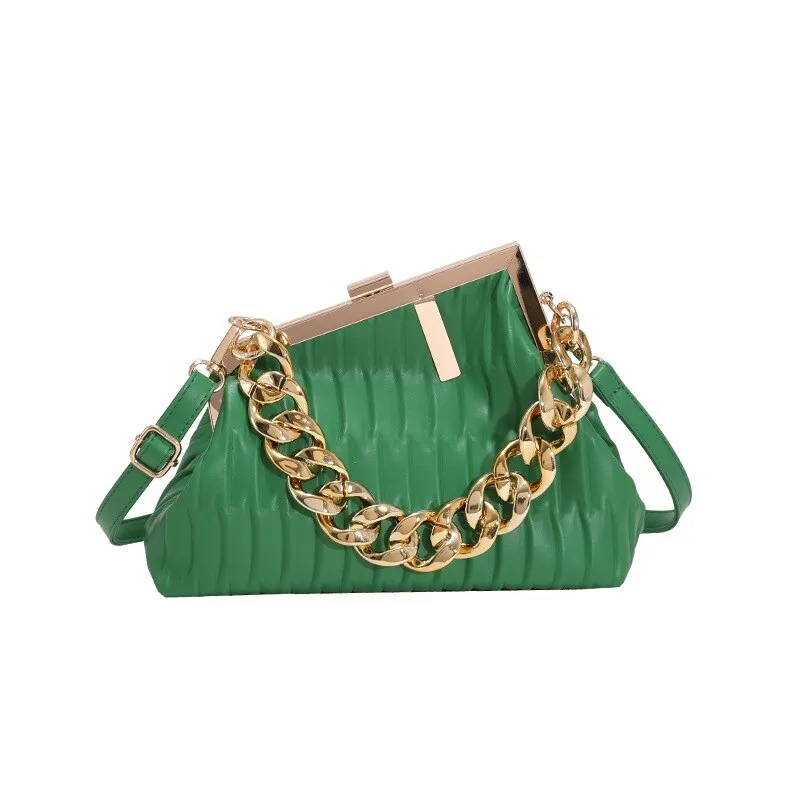 Women's Trendy Thick Chain Crossbody Bag