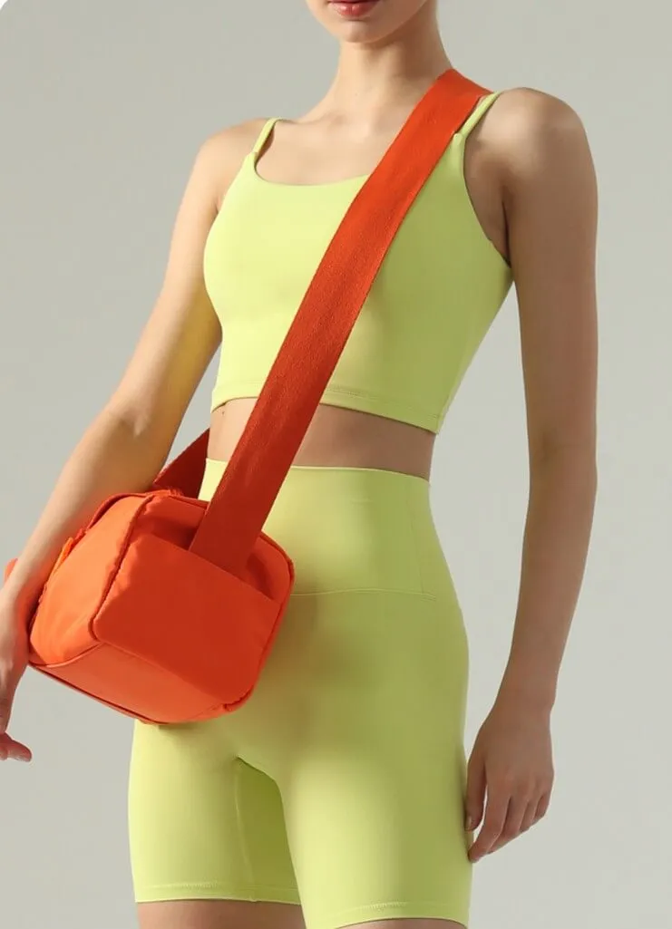 Women's Yoga Gym Bag Weekend Travel Crossbody Bag